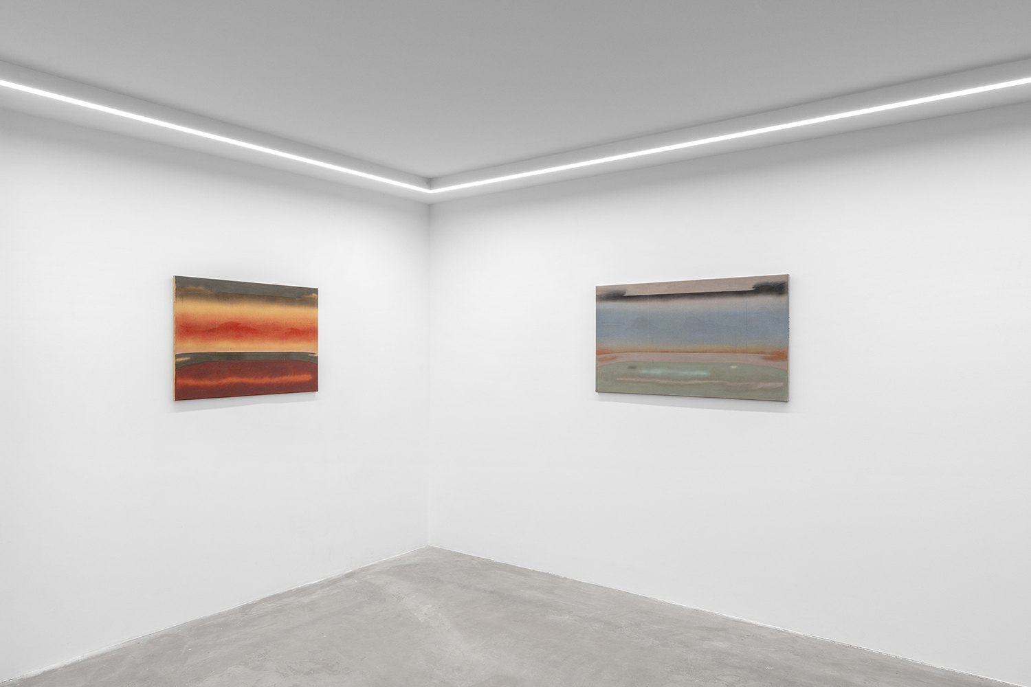 Vue d’installation de The Nature of Light, Bremond Capela, Paris, France, 2026